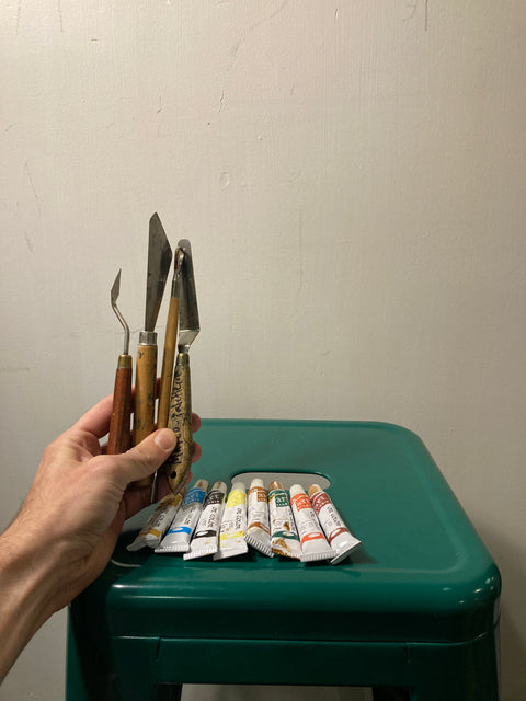 Oil Colors & Painting Knives