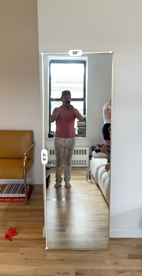 Beautiful Full-Length Mirror, 20"x64"