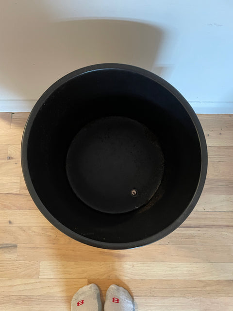 Modern Black Planter Stand, 11" by 10"