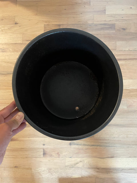 Modern Black Planter Stand, 11" by 10"