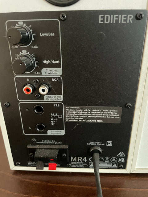 Edifier MR4 Studio Monitor Speakers, 4"