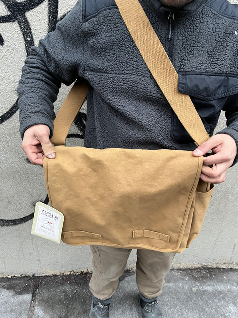 Canvas Cross Body Messenger Bag