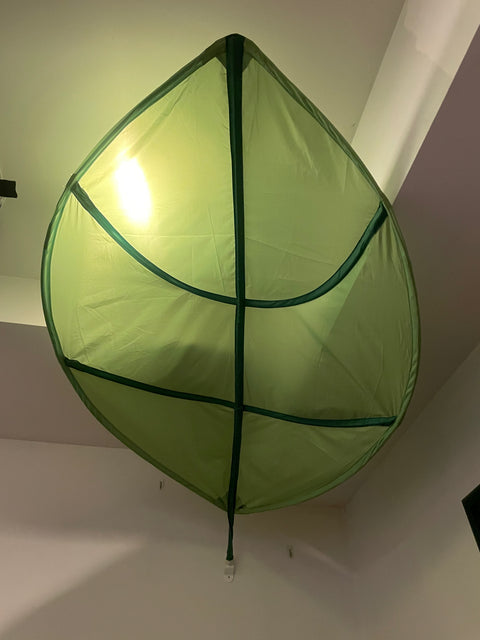 Three Ikea Leaf Canopies