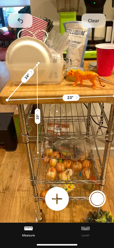 Rolling Kitchen Island Organizer, 34x24x24"