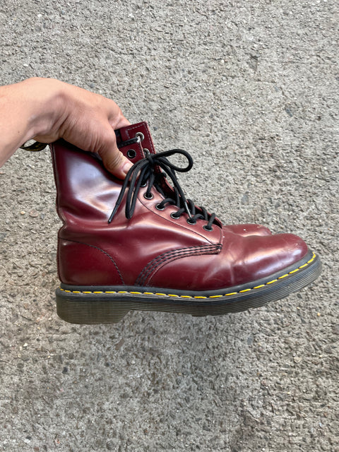 Dr. Martens Leather Boots, 8m 38eu