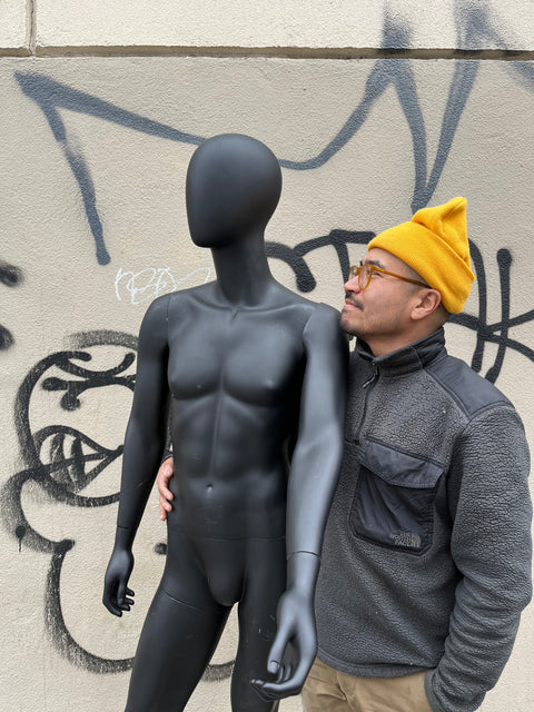 A Black Mannequin Taller Than Steve!