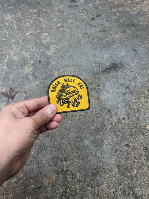 Raise Hell Eat Tacos Patch