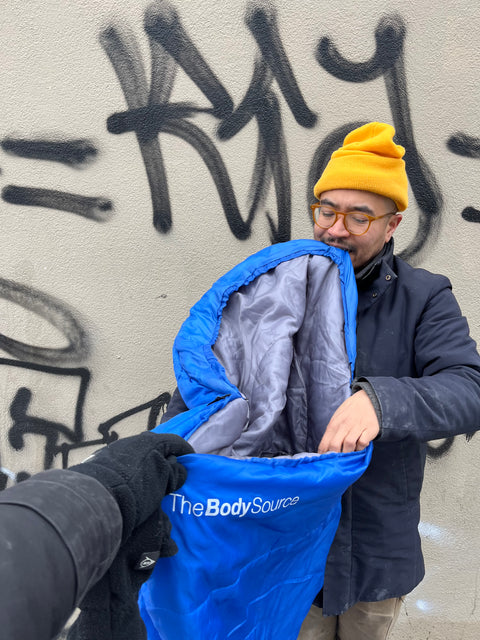 Cozy Blue The Body Source Sleeping Bag