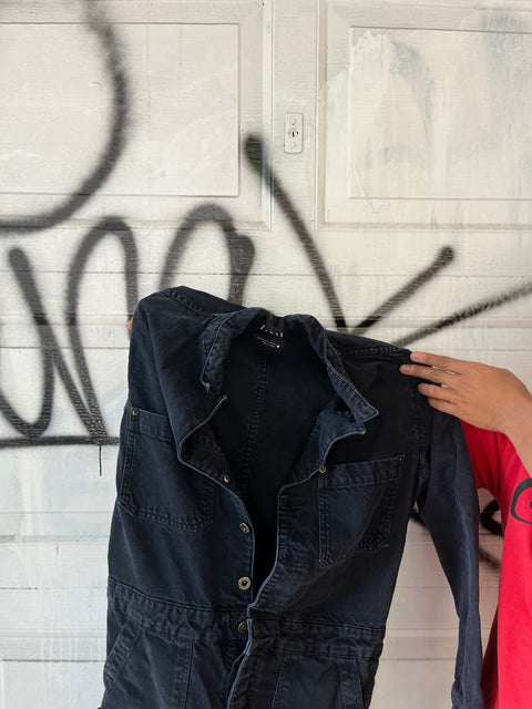 Zara Denim Jumpsuit, Size S