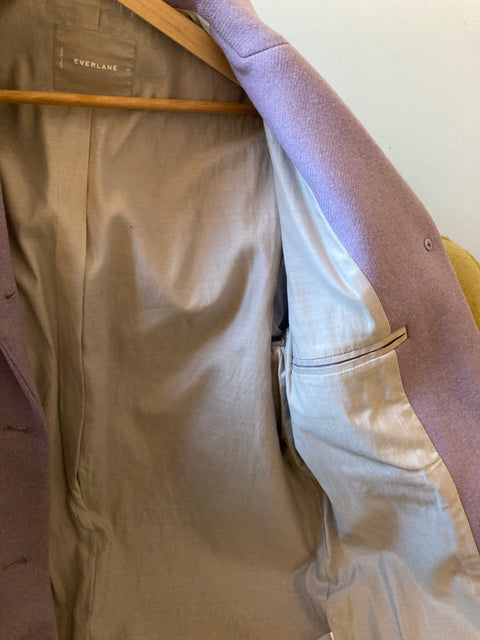 Everlane Drape Wool Trench Coat (One Button Needs Repair, Great Condition Otherwise), Size 00
