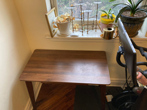 Cute Brown Wooden Desk, W39xD22xH30"