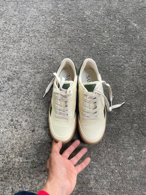 SAYE Vegan Retro Sneakers, Sz 7.5W 38EU