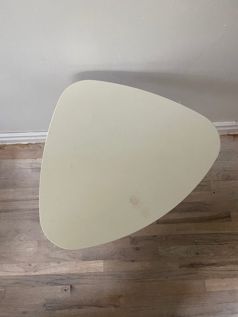 Another White Adjustable Side Table, W23"