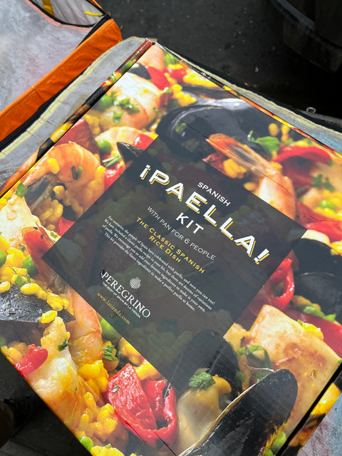 Deluxe Paella Kit with Stainless Pan by Peregrino