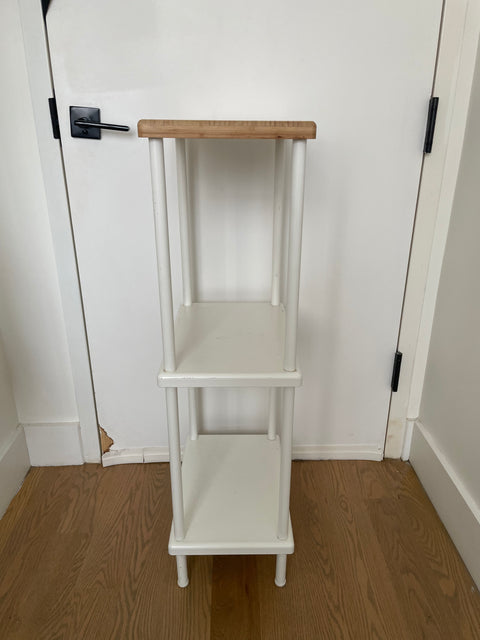 Minimalist Three-Tiered Shelf, 10x15x40"