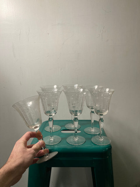 Vintage Water Goblets