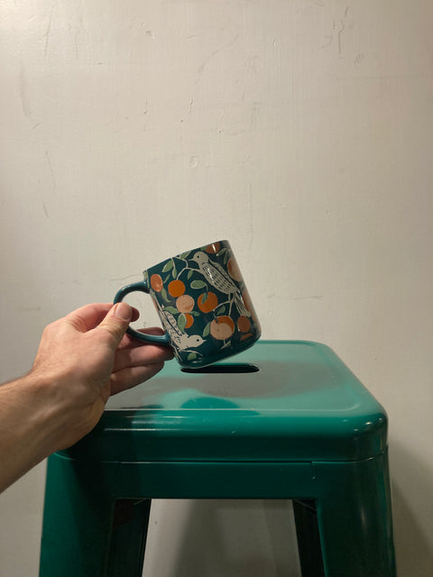 Birds & Oranges Mug