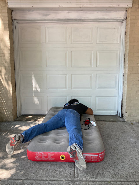 Coleman Single-High Inflatable Air Mattress With Electric Pump