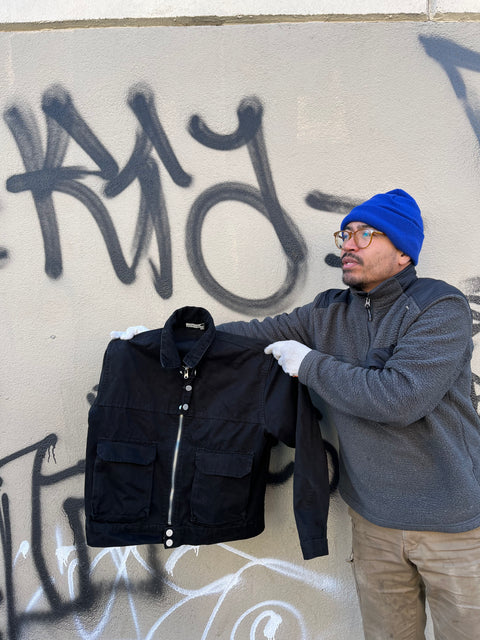 MNML Cropped Utility Work Jacket, Size S