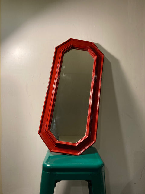 Tall Red Mirror