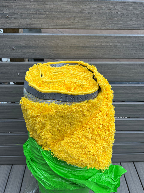 Brand New Unique Loom Yellow Shag Rug, 8x11ft