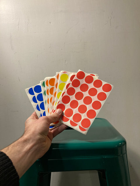 Large Dot Stickers