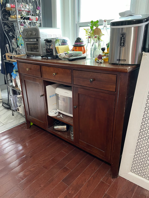 Wooden Credenza, 50x36x20"