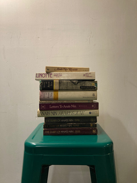 Stack of Anais Nin Books