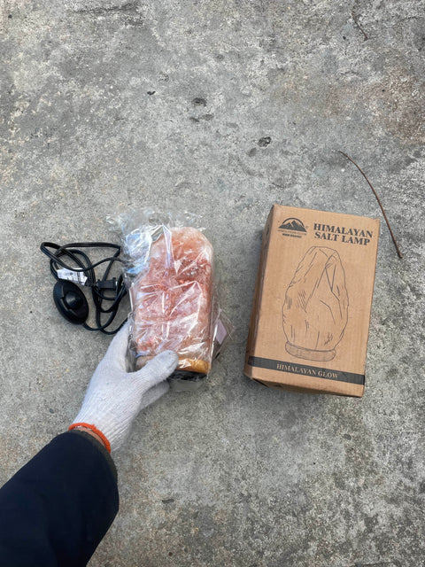 Himalayan Glow Salt Lamp, Brand New