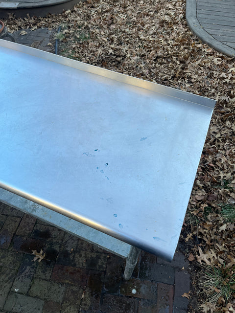 Commercial-grade Stainless Steel Work Table In Great Condition, W48xD24H36"