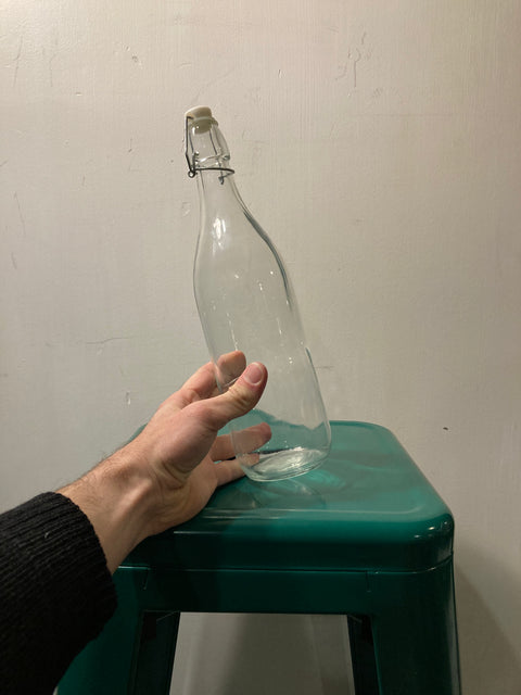 Vintage 1L Glass Bottle
