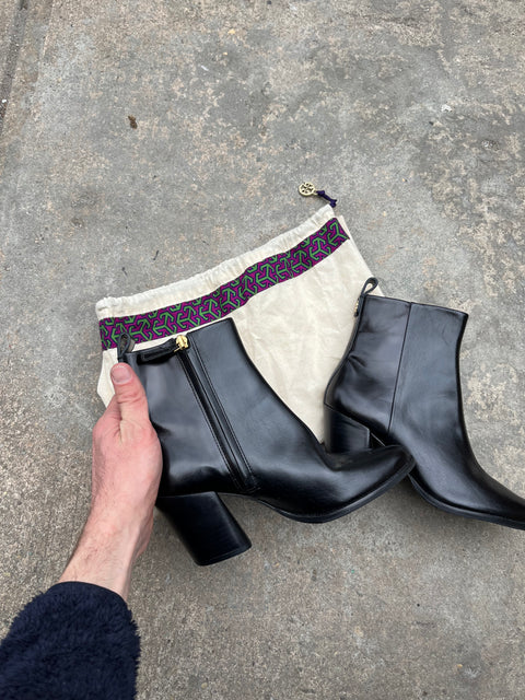 Brand New Tory Burch Black Ankle Boots, Size US Women 7M