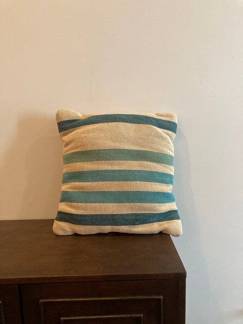 Cute Striped Pillow, 17x17"