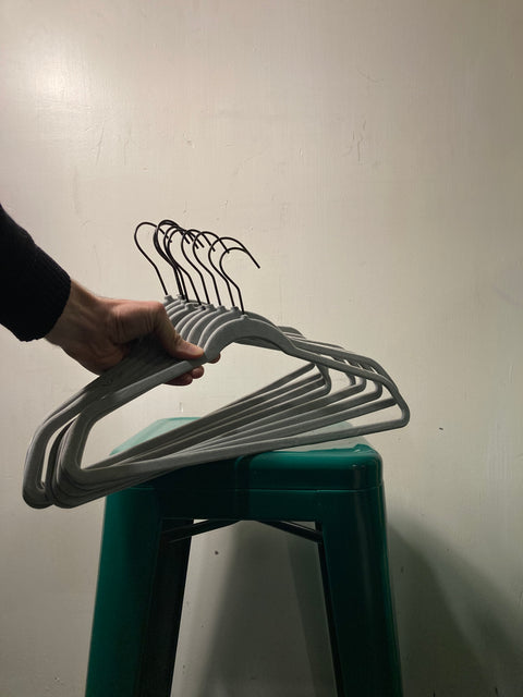 Bunch of Velvet Hangers