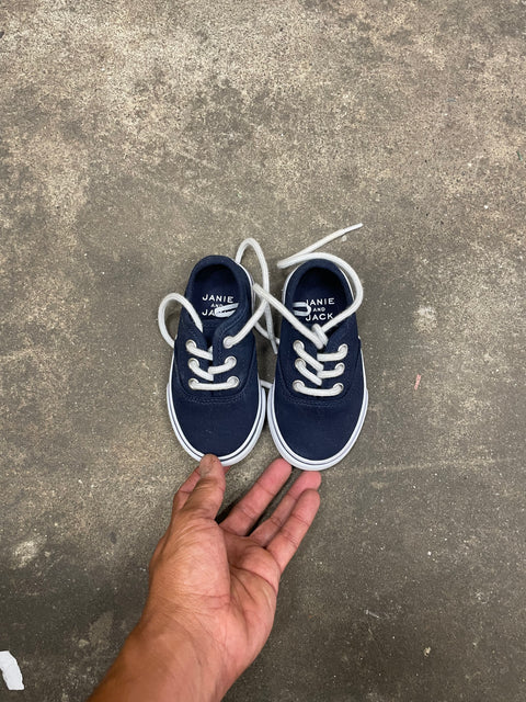 Janie & Jack Canvas Sneakers, 6 US K