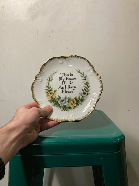 Vintage Plate