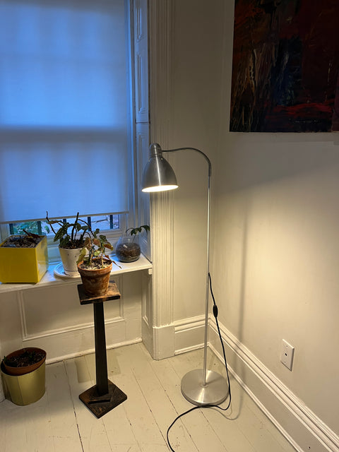 Another Minimalist Metal Gooseneck Floor Lamp