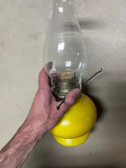 Pretty Antique Oil Lamp