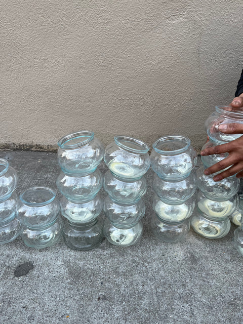 A Ton Of Votive Candles Glass Jars