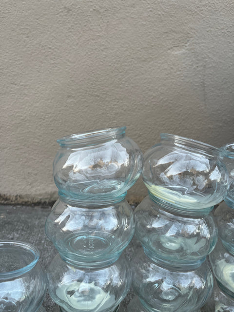 A Ton Of Votive Candles Glass Jars