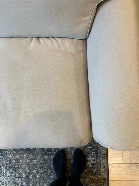 IKEA Ektorp 2-seat Sofa, One Slipcover Zipper Needs Repair