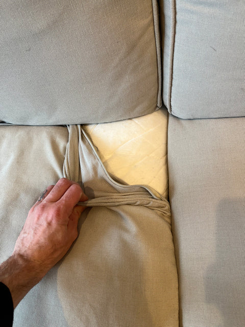 IKEA Ektorp 2-seat Sofa, One Slipcover Zipper Needs Repair