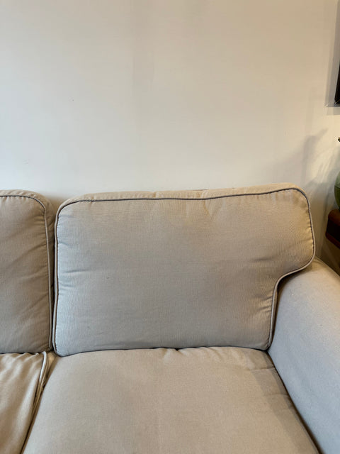 IKEA Ektorp 2-seat Sofa, One Slipcover Zipper Needs Repair