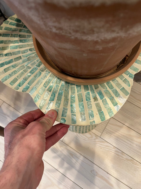 A Pretty (& Very Light) Side Table Or Plant Stand