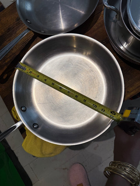 All-Clad D3 Stainless Steel Frying Pan, 12" Wide