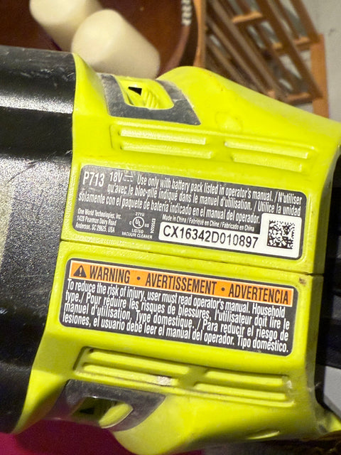 Ryobi Handheld Dust Buster