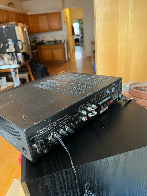 Vintage Audio System with Two RadioShack Optimus Pro LX5 Speakers And Advent Subwoofer