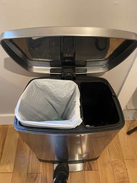 Elama Stainless Steel Trashcan