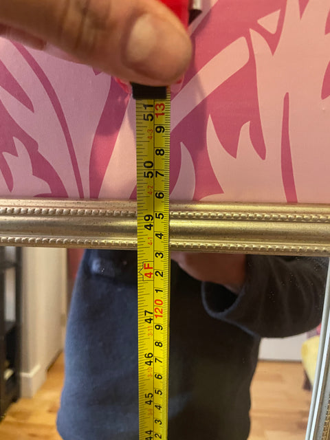 Full Length Gold Mirror, 49x13"
