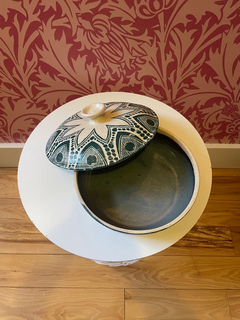 Elegant Ceramic Lidded Dish